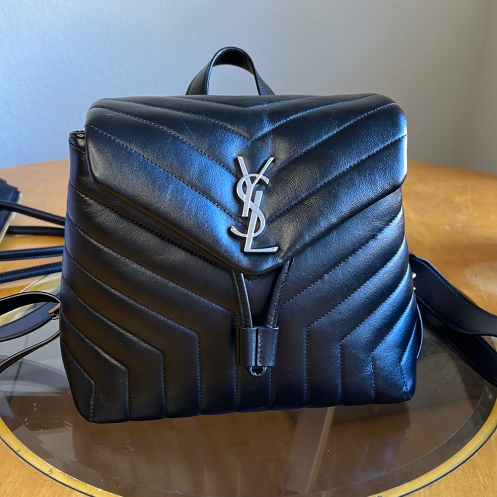 YSL LouLou leather backpack